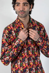 THE MERRY - MAKERS PRINT SHIRT - Claudio Lugli Shirts