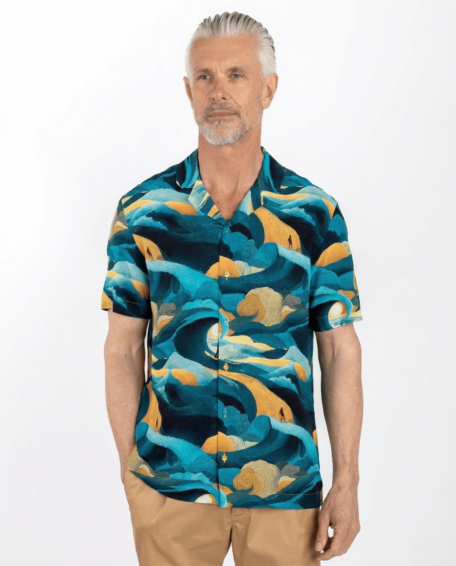 The Midnight Tide Hawaiian Shirt - Claudio Lugli Shirts