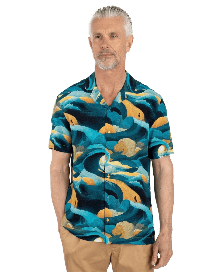 The Midnight Tide Hawaiian Shirt - Claudio Lugli Shirts