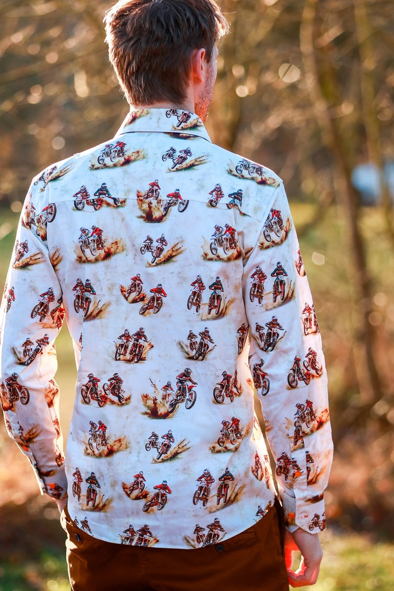 THE MOTOCROSS MAYHEM PRINT SHIRT - Claudio Lugli Shirts