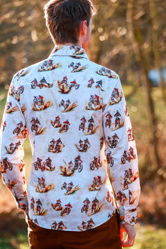 THE MOTOCROSS MAYHEM PRINT SHIRT - Claudio Lugli Shirts