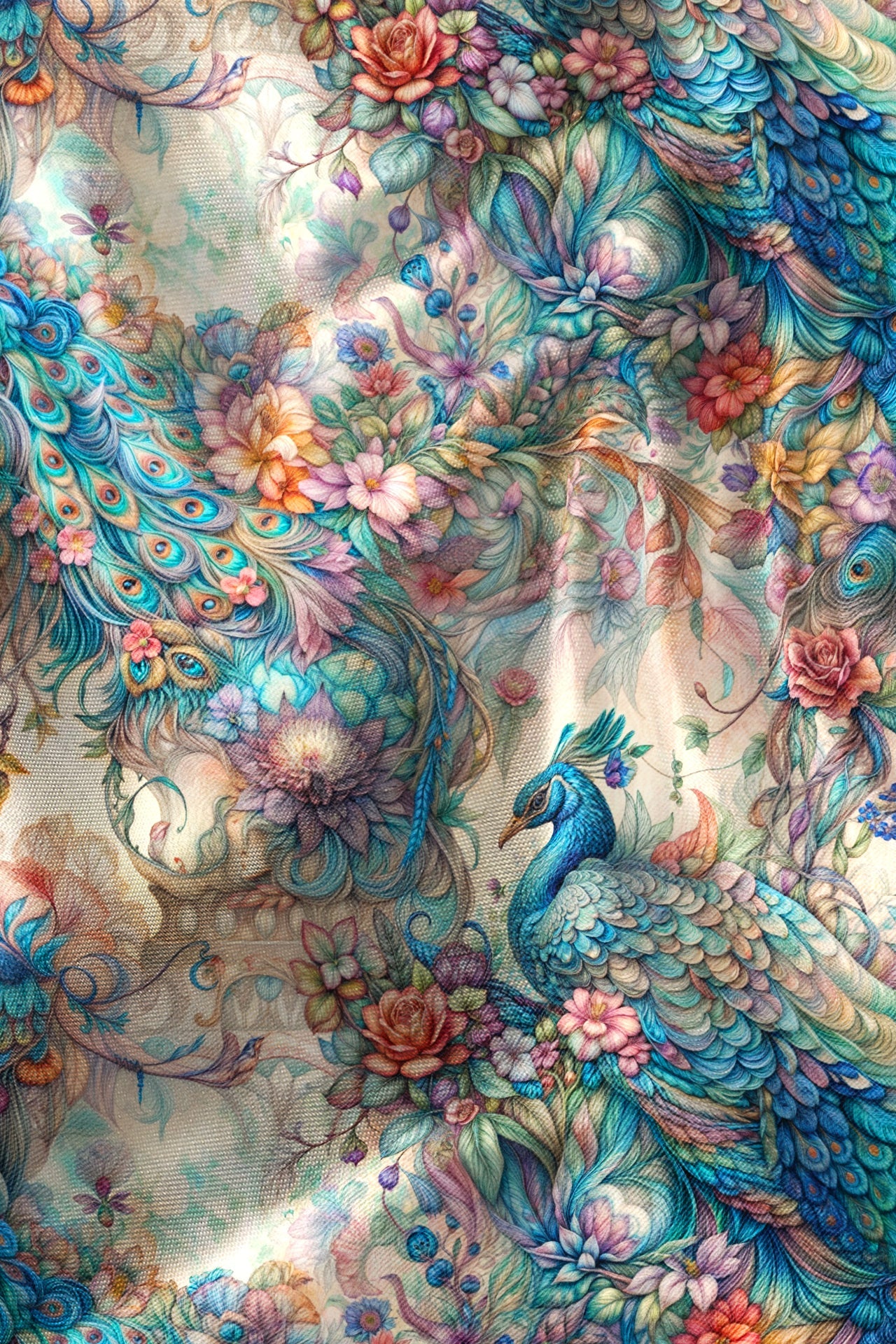 THE PEACOCK GARDEN - Premium Men's Patterned Shirt by Claudio Lugli | Bold Design, Tailored Fit, Best Printed Shirts