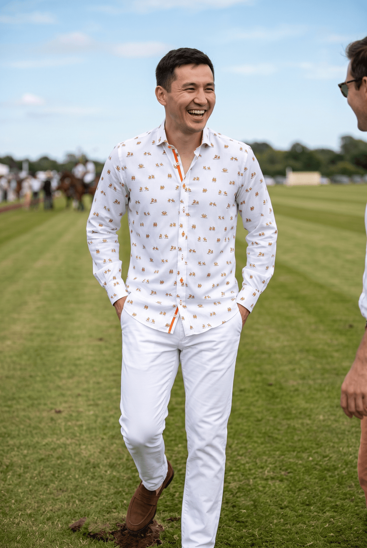 The Polo Player Tencel Print Shirt - Claudio Lugli Shirts