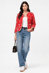 THE RODEO BANDANA QUILTED JACKET - Claudio Lugli Shirts
