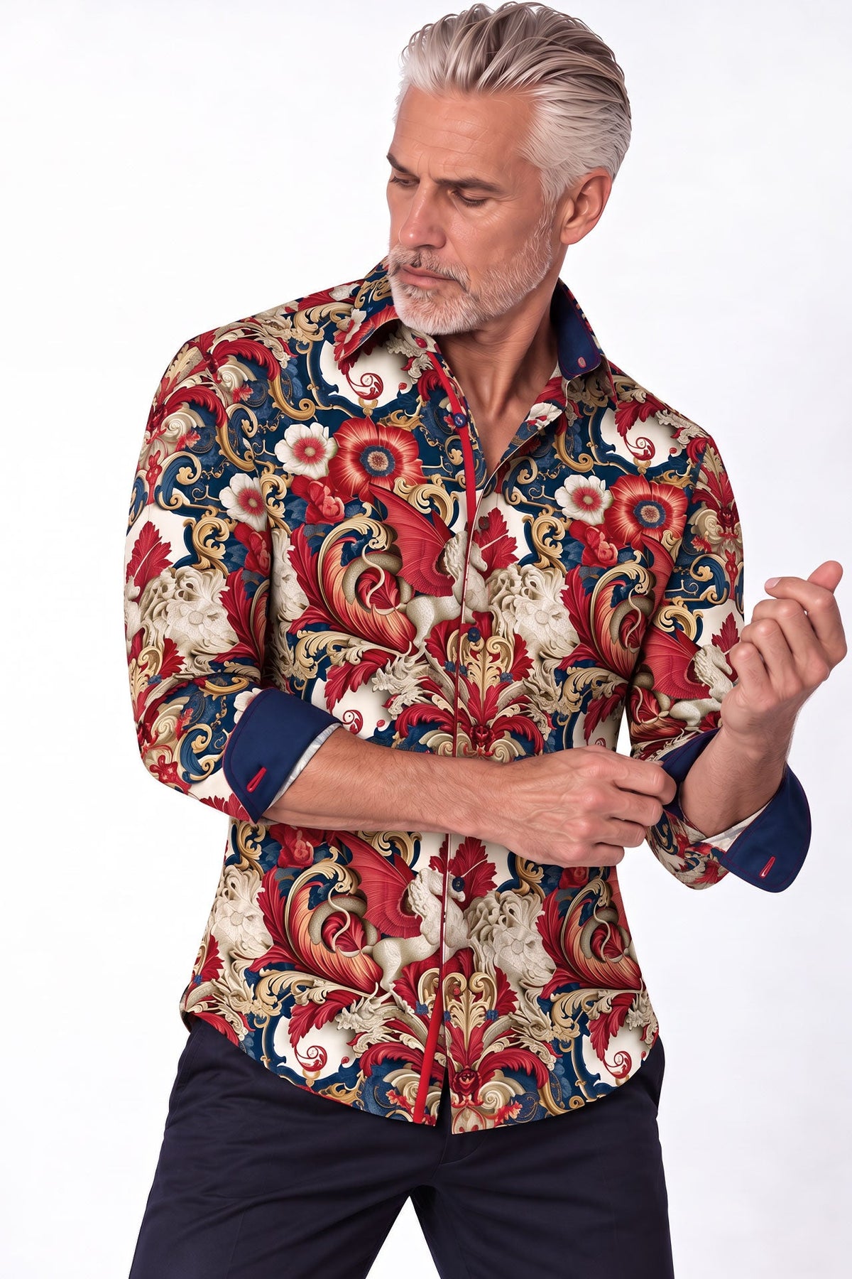 The Royal Guardian Print Shirt - Claudio Lugli Shirts