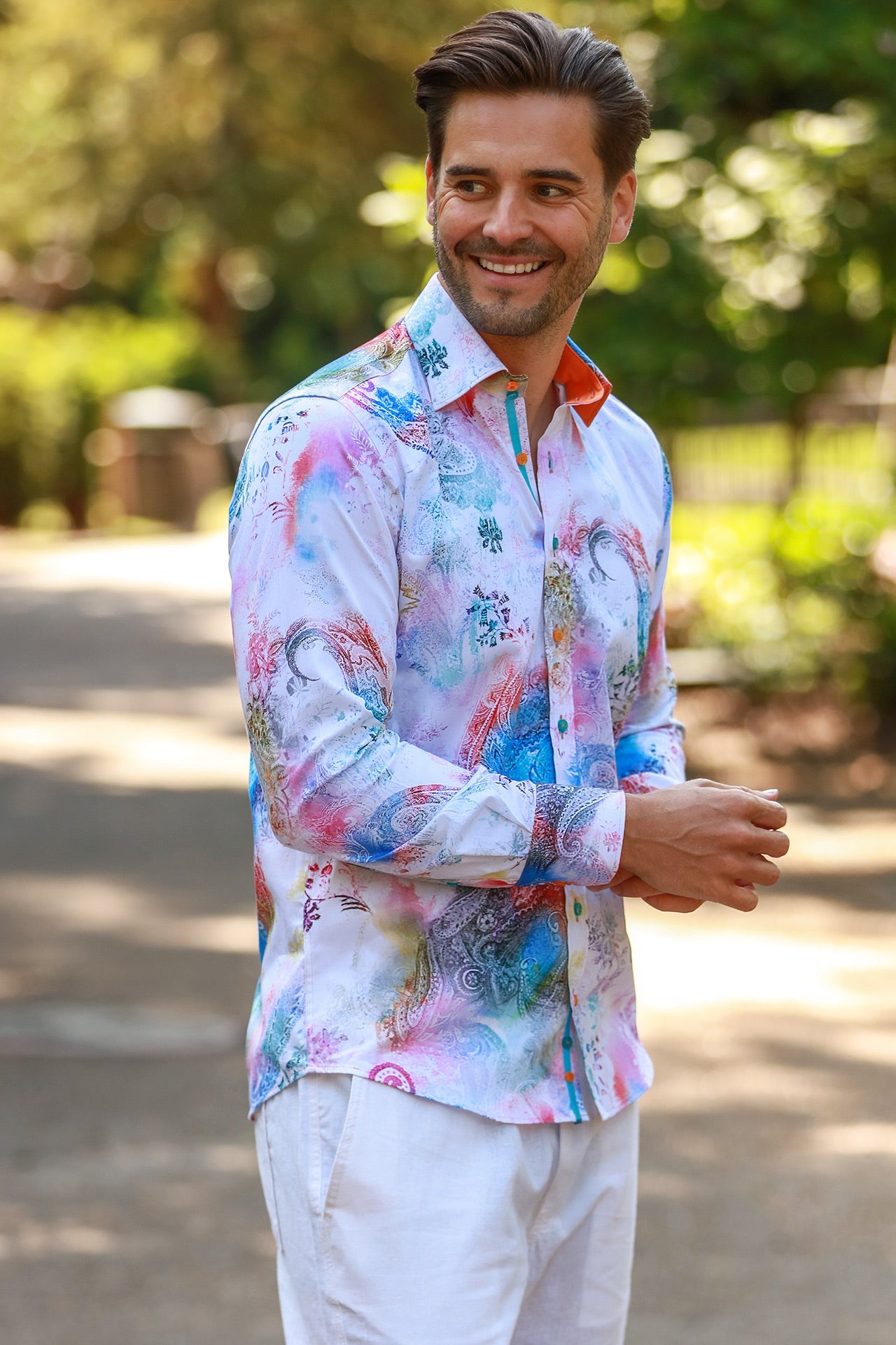 THE SUMMER MIRAGE PRINT SHIRT - Claudio Lugli Shirts