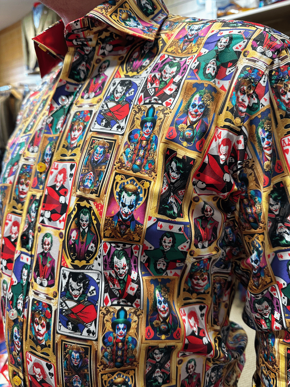 THE SUPERVILLAIN PRINT SHIRT - Claudio Lugli Shirts