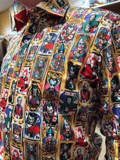 THE SUPERVILLAIN PRINT SHIRT - Claudio Lugli Shirts