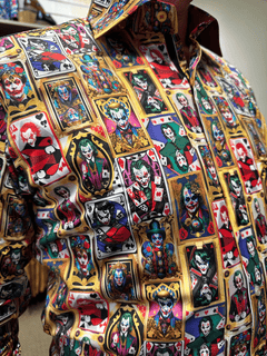 THE SUPERVILLAIN PRINT SHIRT - Claudio Lugli Shirts