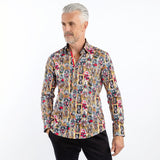 THE SUPERVILLAIN PRINT SHIRT – Premium Men's Patterned Shirt by Claudio Lugli | Bold Design, Tailored Fit, Best Printed Shirts