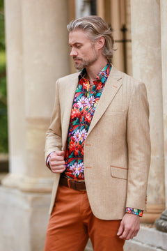 The Textured Statement Blazer - Claudio Lugli Shirts