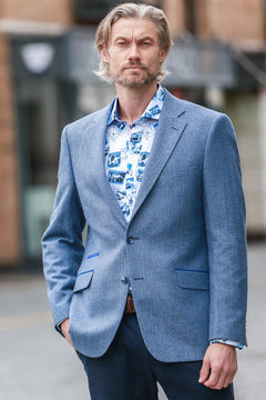 The Textured Statement Blazer - Claudio Lugli Shirts