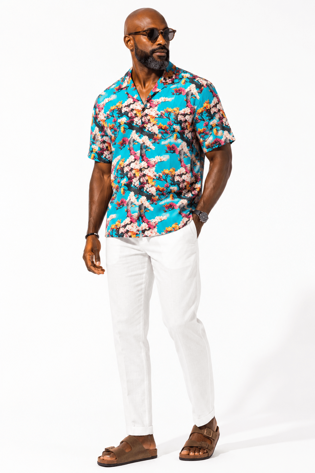 THE TROPICAL BLOSSOM HAWAIIAN SHIRT - Claudio Lugli Shirts