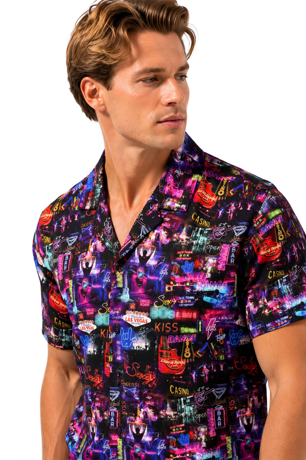 The Vegas Nights Hawaiian Shirt - Claudio Lugli Shirts