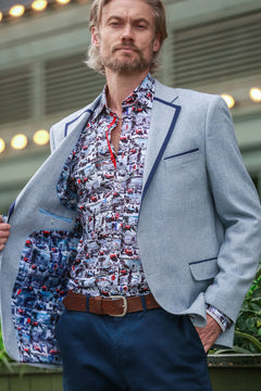 The Versatile Herringbone Jacket - Claudio Lugli Shirts