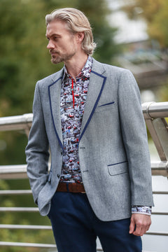 The Versatile Herringbone Jacket - Claudio Lugli Shirts