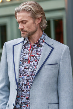 The Versatile Herringbone Jacket - Claudio Lugli Shirts