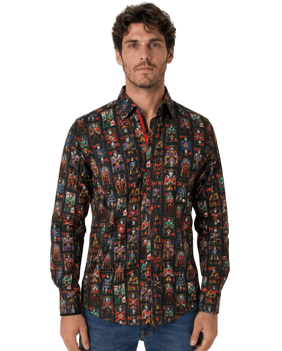 The Villain’s Deck Print Shirt - Claudio Lugli Shirts