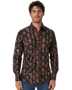 The Villain’s Deck Print Shirt - Claudio Lugli Shirts