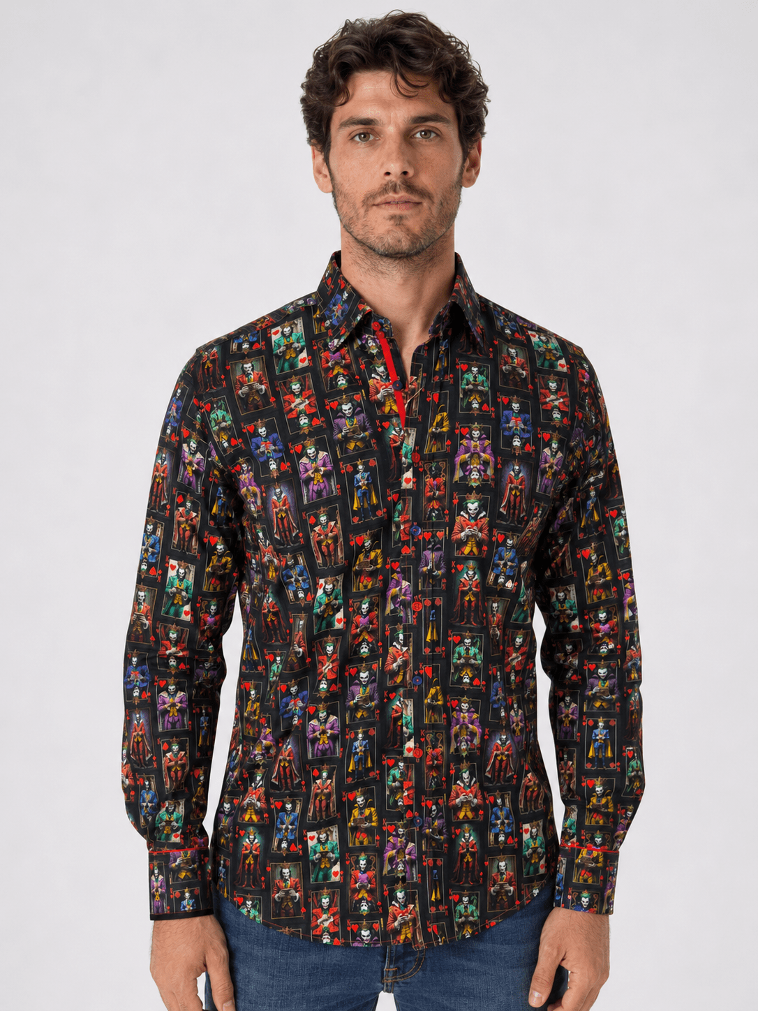 The Villain’s Deck Print Shirt - Claudio Lugli Shirts