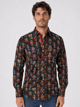 The Villain’s Deck Print Shirt - Claudio Lugli Shirts