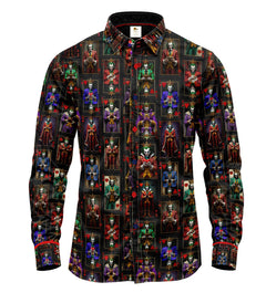 THE VILLAIN’S DECK PRINT SHIRT - Claudio Lugli Shirts