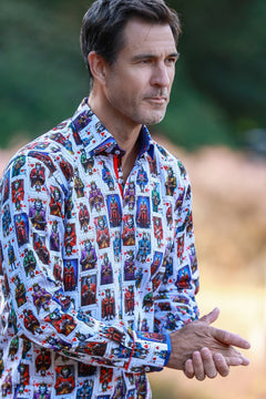 The Villain’s Deck Print Shirt - Claudio Lugli Shirts