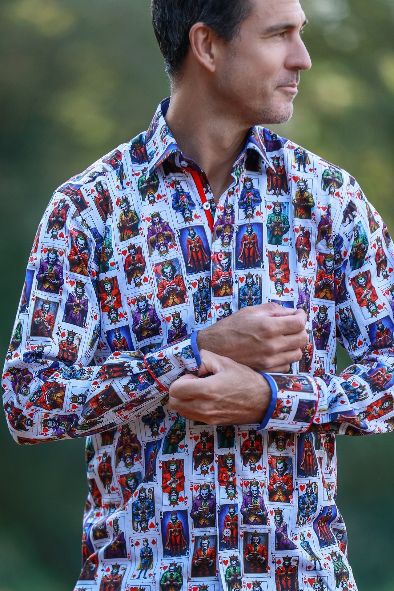 The Villain’s Deck Print Shirt - Claudio Lugli Shirts