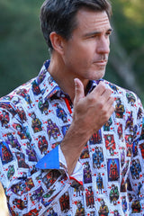 The Villain’s Deck Print Shirt - Claudio Lugli Shirts