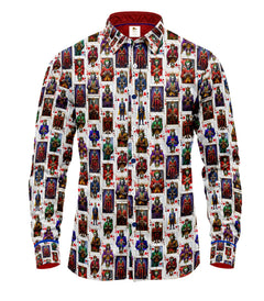 THE VILLAIN’S DECK PRINT SHIRT - Claudio Lugli Shirts