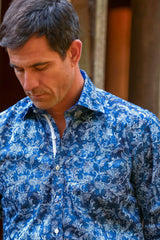 TIE DYE PAISLEY ELEGANCE PRINT SHIRT – Premium Men's Patterned Shirt by Claudio Lugli | Bold Design, Tailored Fit, Best Printed Shirts