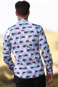 TRACTOR PRINT SHIRT - Claudio Lugli Shirts