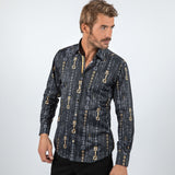 TYSON FURY: THE DOSSER PRINT SHIRT - Premium Men's Patterned Shirt by Claudio Lugli | Bold Design, Tailored Fit, Best Printed Shirts