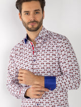 UNION JACK FLAG PARADE TENCEL SHIRT - Claudio Lugli Shirts
