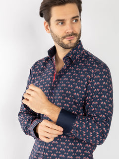 UNION JACK FLAG PARADE TENCEL SHIRT - Claudio Lugli Shirts