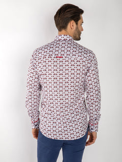 UNION JACK FLAG PARADE TENCEL SHIRT - Claudio Lugli Shirts
