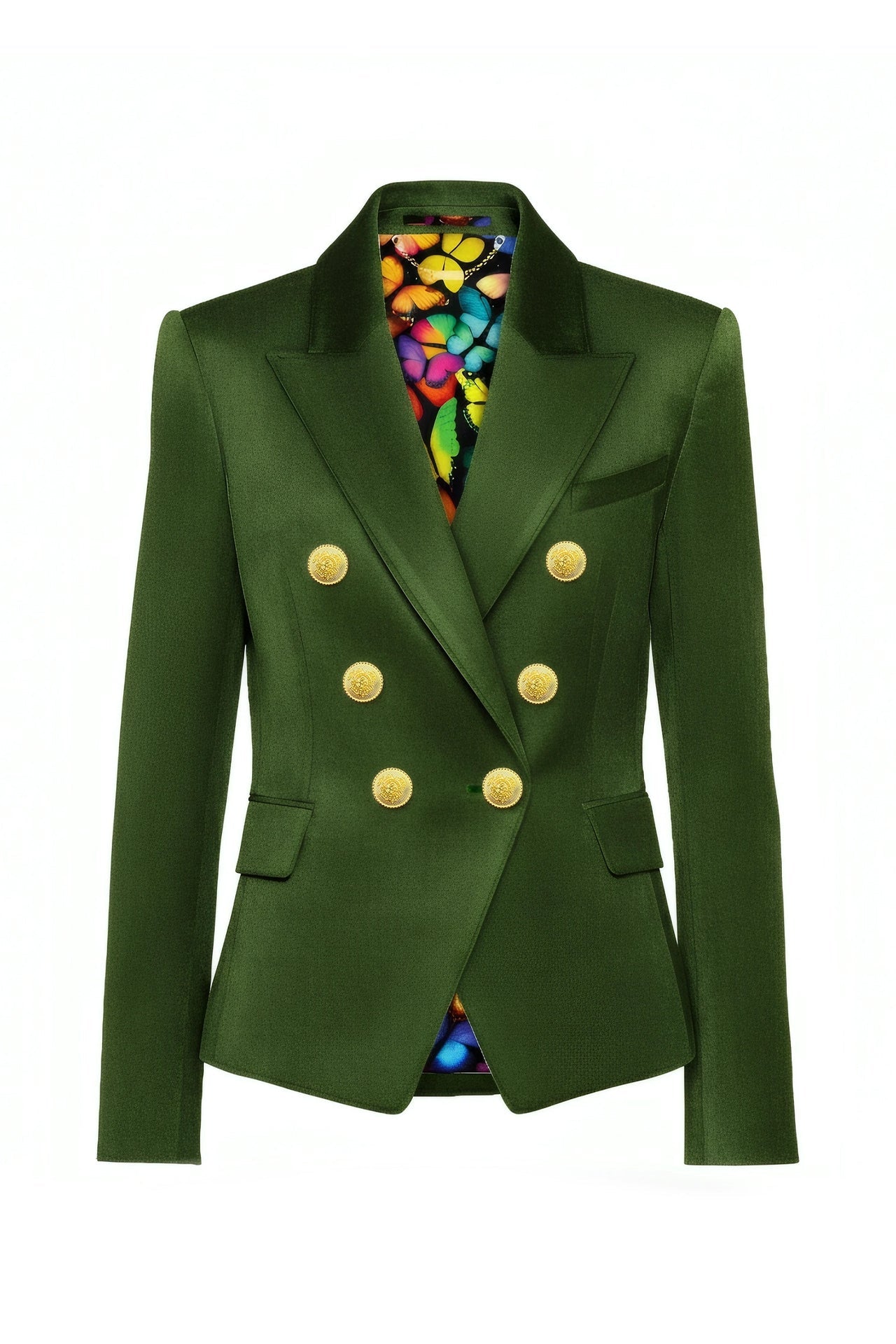 VELVET DOUBLE BREASTED WOMENS JACKET - Claudio Lugli Shirts