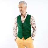 VIBRANT VELVET WAISTCOAT - Premium Men's Patterned Shirt by Claudio Lugli | Bold Design, Tailored Fit, Best Printed Shirts