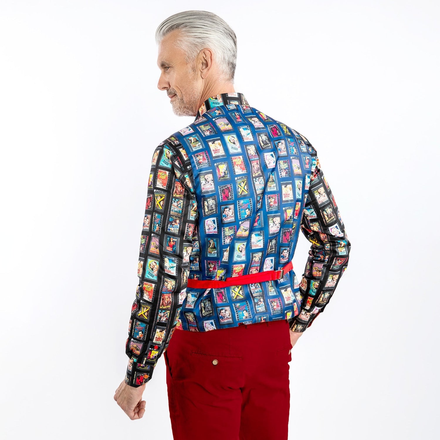 VIBRANT VELVET WAISTCOAT - Premium Men's Patterned Shirt by Claudio Lugli | Bold Design, Tailored Fit, Best Printed Shirts