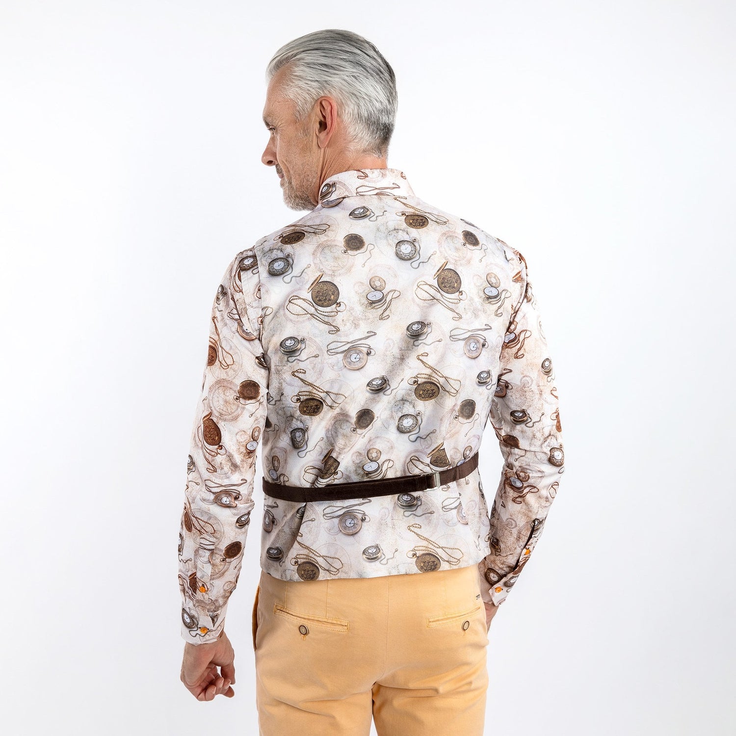 VIBRANT VELVET WAISTCOAT - Premium Men's Patterned Shirt by Claudio Lugli | Bold Design, Tailored Fit, Best Printed Shirts