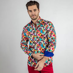 VINTAGE DISC SHIRT PRINT SHIRT - Claudio Lugli Shirts