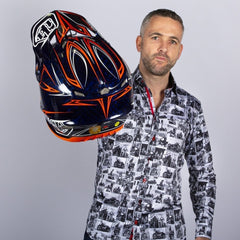 VINTAGE MOTOR SCENES SHIRT - Claudio Lugli Shirts