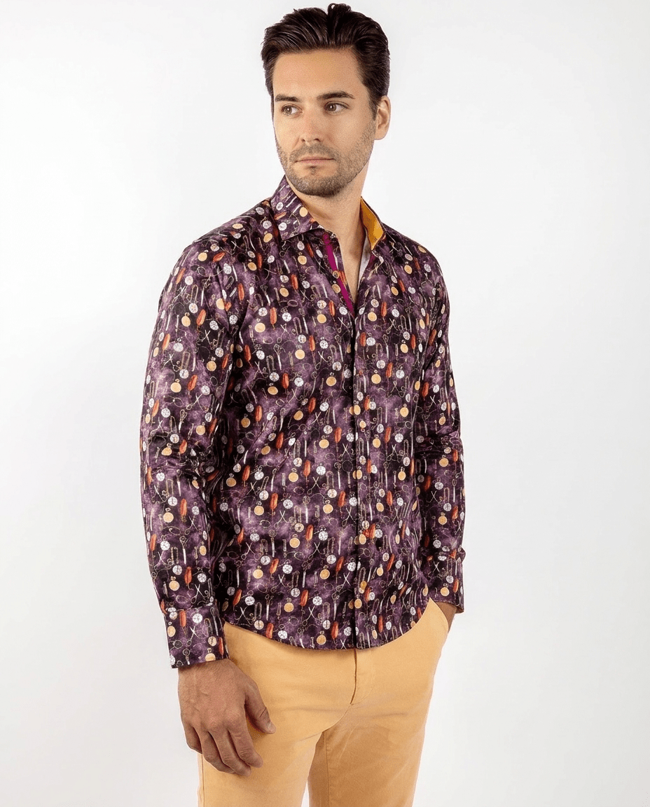 Vintage Tools of the Trade Print Shirt - Claudio Lugli Shirts