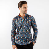VINTAGE TOOLS OF THE TRADE PRINT SHIRT - Premium Men's Patterned Shirt by Claudio Lugli | Bold Design, Tailored Fit, Best Printed Shirts