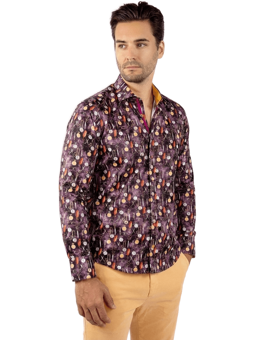 Vintage Tools of the Trade Print Shirt - Claudio Lugli Shirts