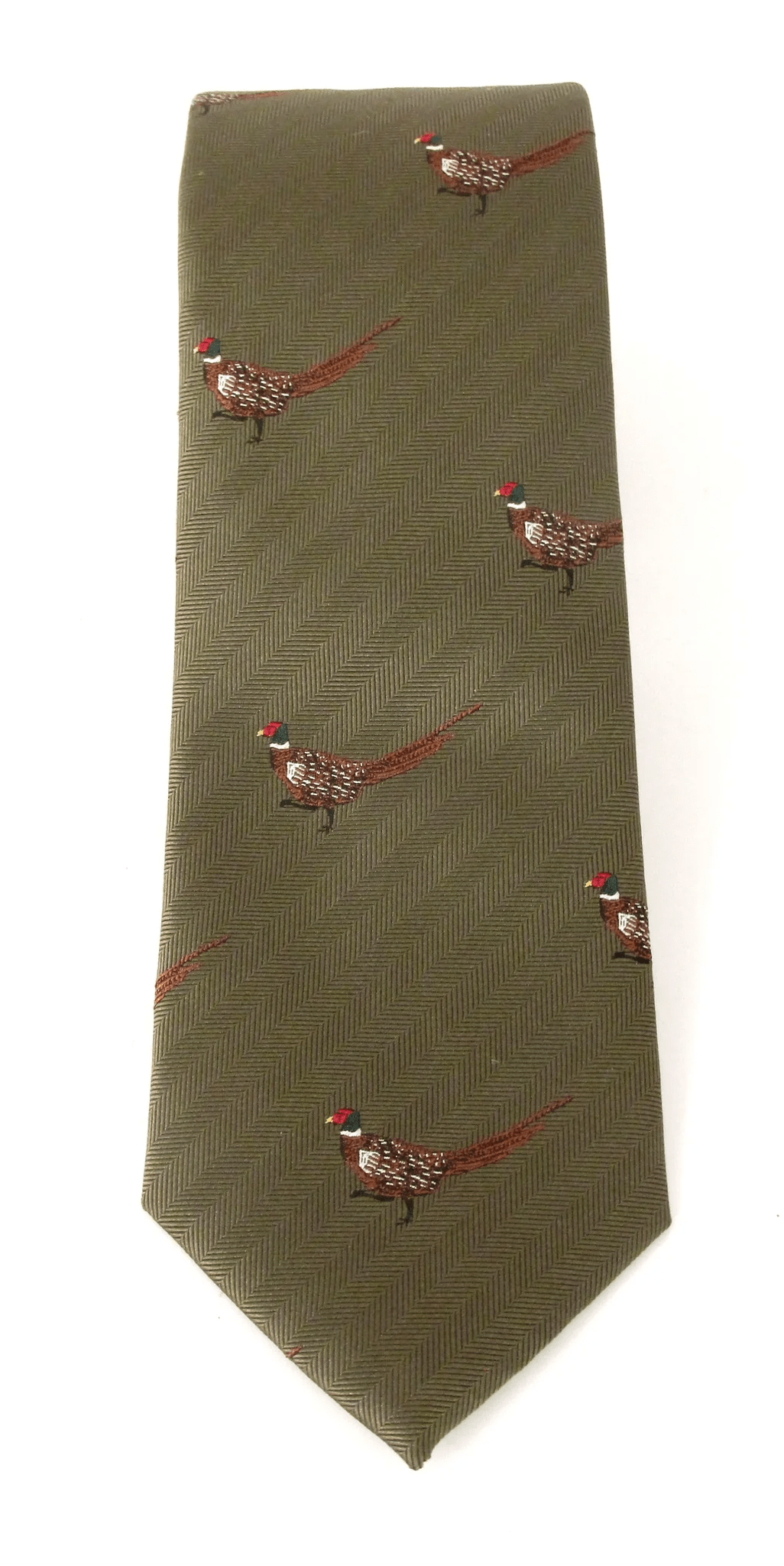 Walking Pheasant Country Silk Neck - Tie by Van Buck - Claudio Lugli Shirts