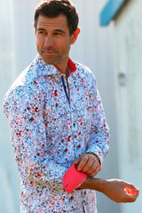 WILD BLOOM PRINT SHIRT - Premium Men's Patterned Shirt by Claudio Lugli | Bold Design, Tailored Fit, Best Printed Shirts