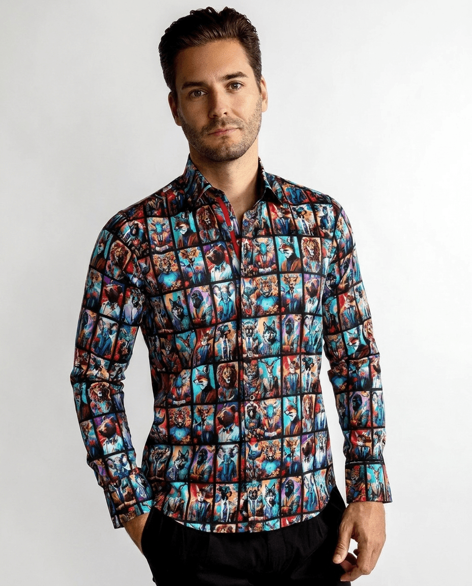 Wildlife Framed Print Shirt - Claudio Lugli Shirts