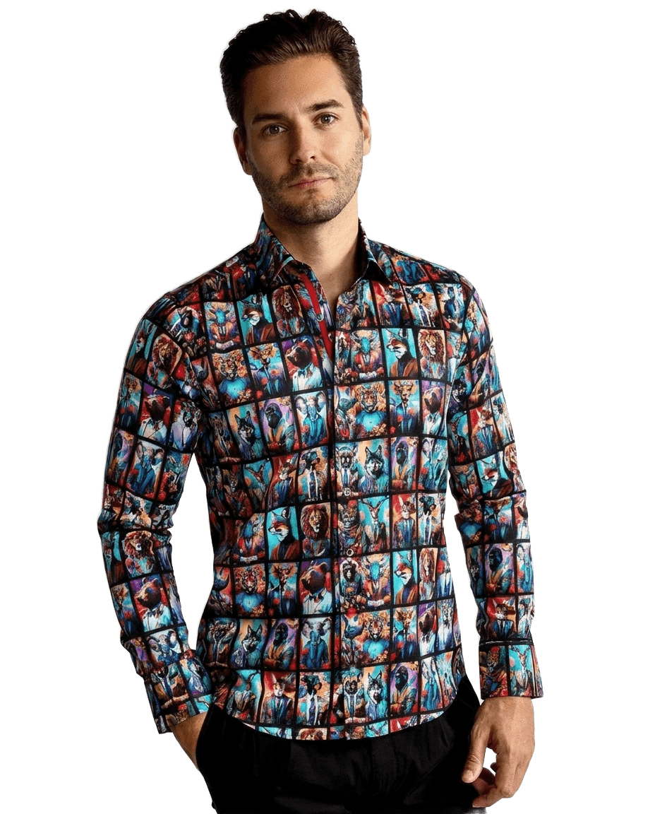 Wildlife Framed Print Shirt - Claudio Lugli Shirts