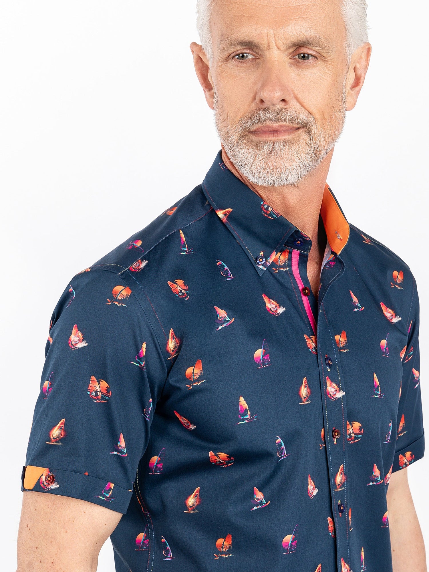 WINDSURF PRINTED SHORT SLEEVE - Claudio Lugli Shirts